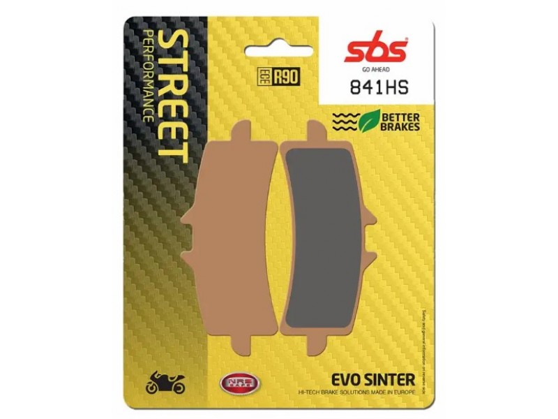 Гальмівні колодки SBS Performance Brake Pads / HHP, Sinter 841HS